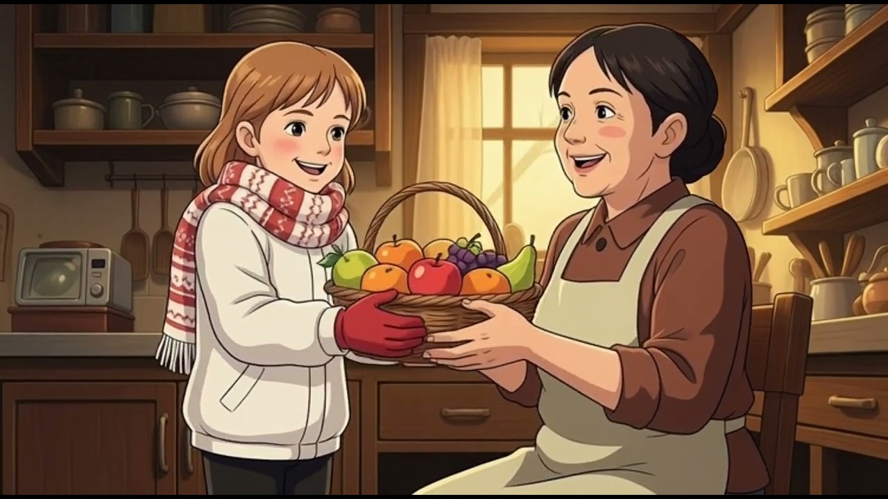 A Quiet Winter Day at Home — Cooking, Kindness & a Cat Named Olivia | Ghibli-Style Story🏕️❄️#ghibli 