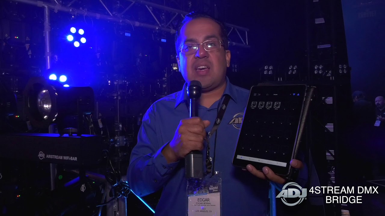 ADJ "First Look" 4 STREAM DMX BRIDGE at NAMM 2019