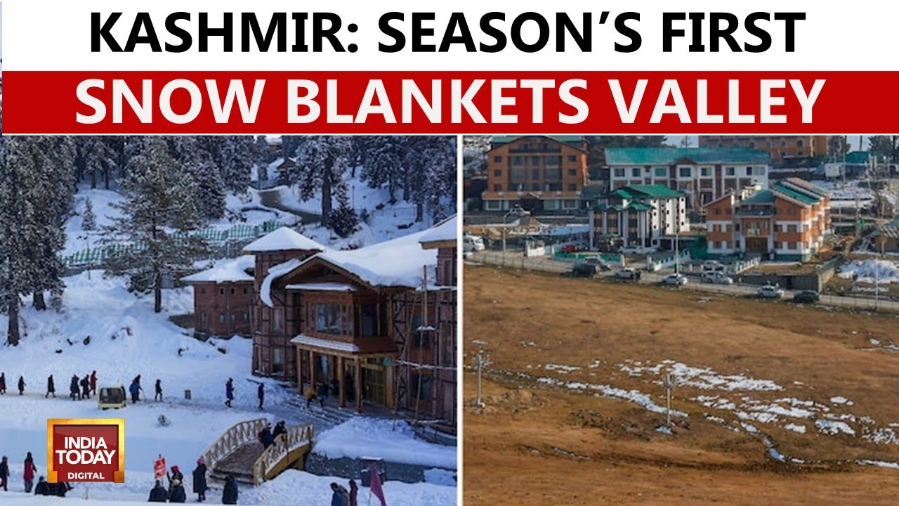 Srinagar's First Snowfall: Tourists Stranded, Dal Lake Transformed | India Today
