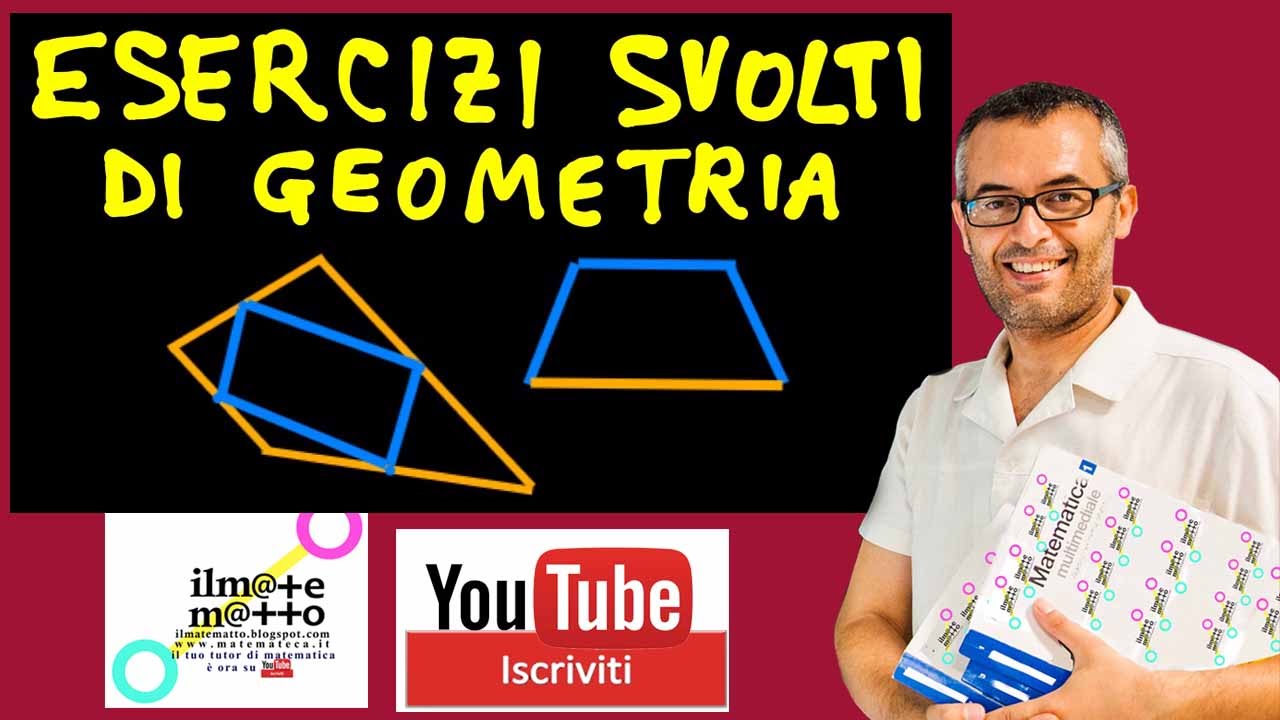 Parallelogrammi e Trapezi. Esercizi Svolti di Geometria.
