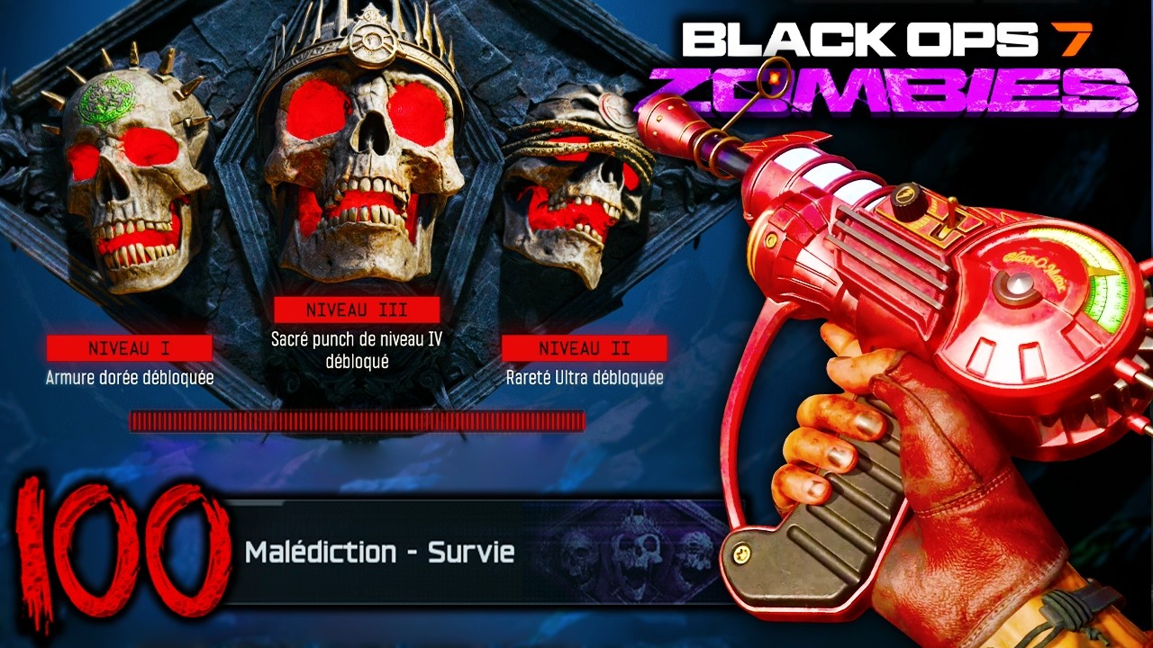 MANCHE 100 en SURVIE MALÉDICTION TIER 3 sur BLACK OPS 7 ZOMBIES 🤯 (Nouveau mode Saison 2)