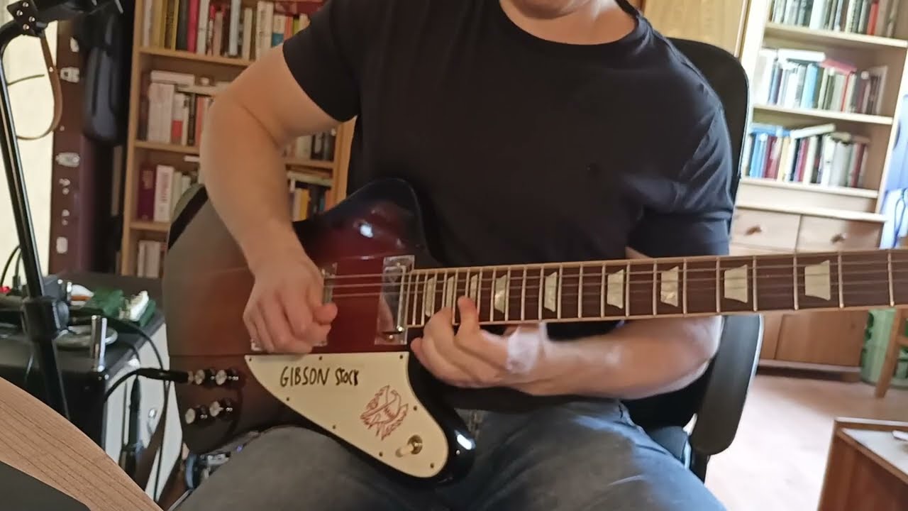 Comparison: Gibson Firebird Stock Pickups VS Mojotone Johnny Winter Firebird Set [no talking]