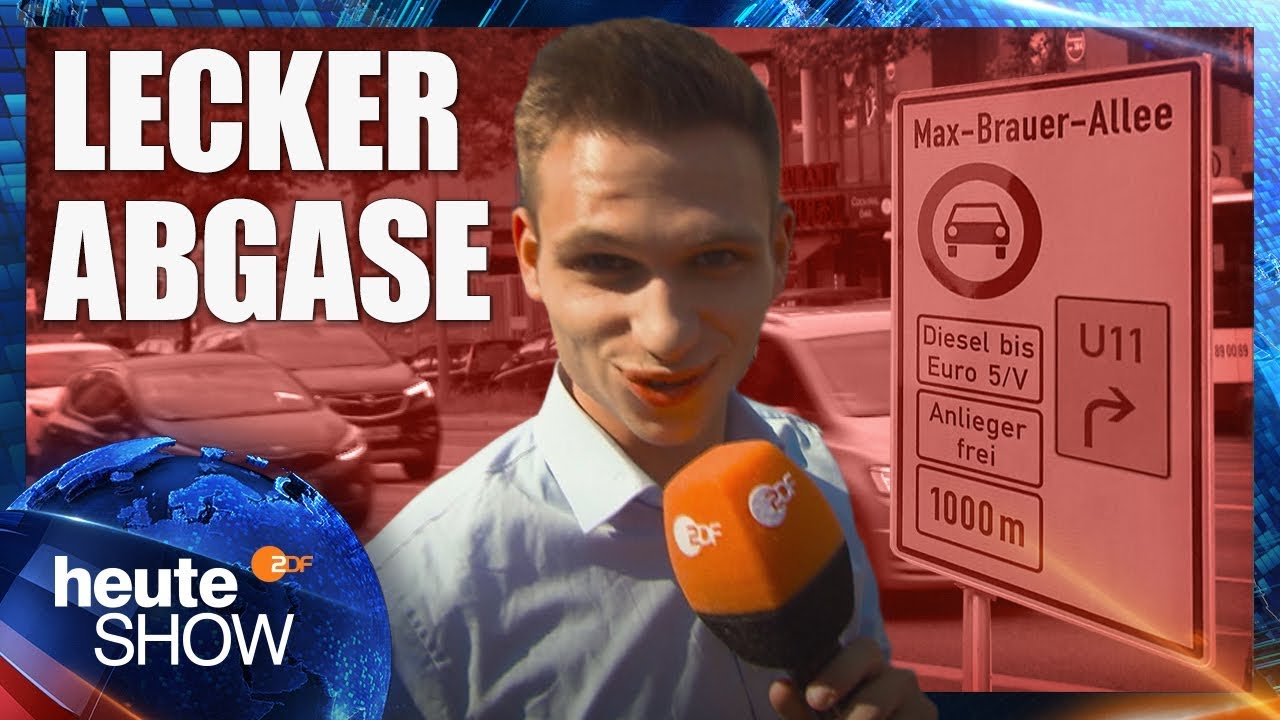Was bringen die Fahrverbote in Hamburg? (Fabian Köster) | heute-show vom 01.06.2018