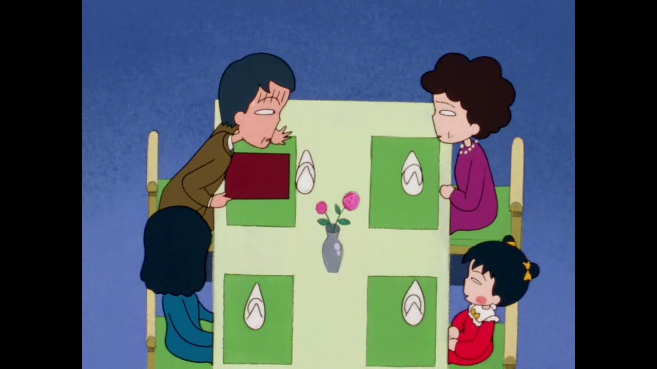 CHIBI MARUKO-CHAN S1 #7 PERGI KE RESTORAN PERANCIS