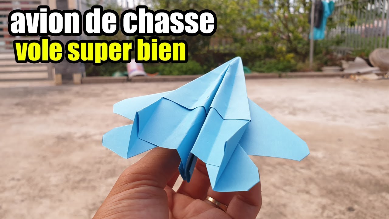 Comment faire un avion de chasse en papier qui vole longtemps et loin
