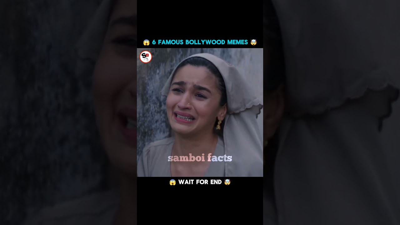 6 famous bollywood memes 😱🤯😂 #bollywood #shortsfeed #shorts