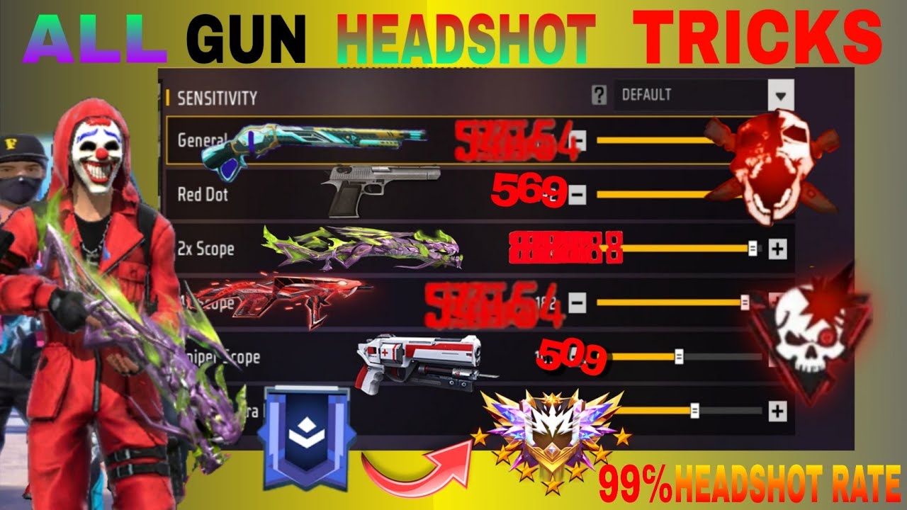New Secret ONE TAP Headshot Tricks🔥In Free fire Total Explain CG SENIOR YT