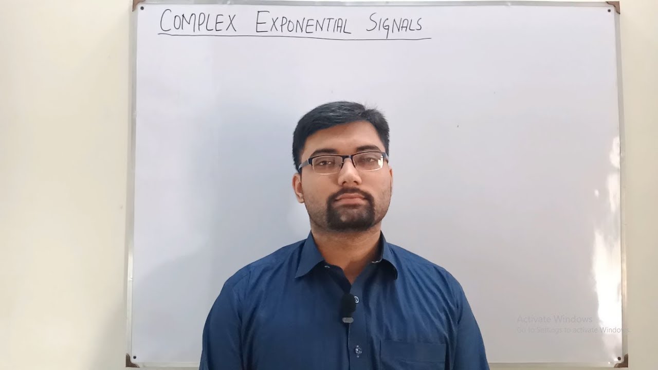 Complex Exponential Signal (Continuous Time)