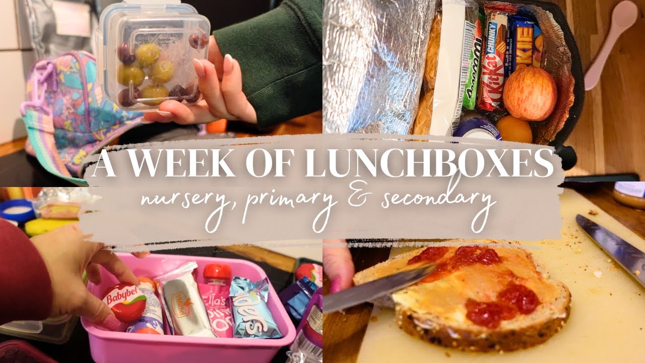 CHILDRENS PACKED LUNCH IDEAS: mum of six, snacks, lunches, school