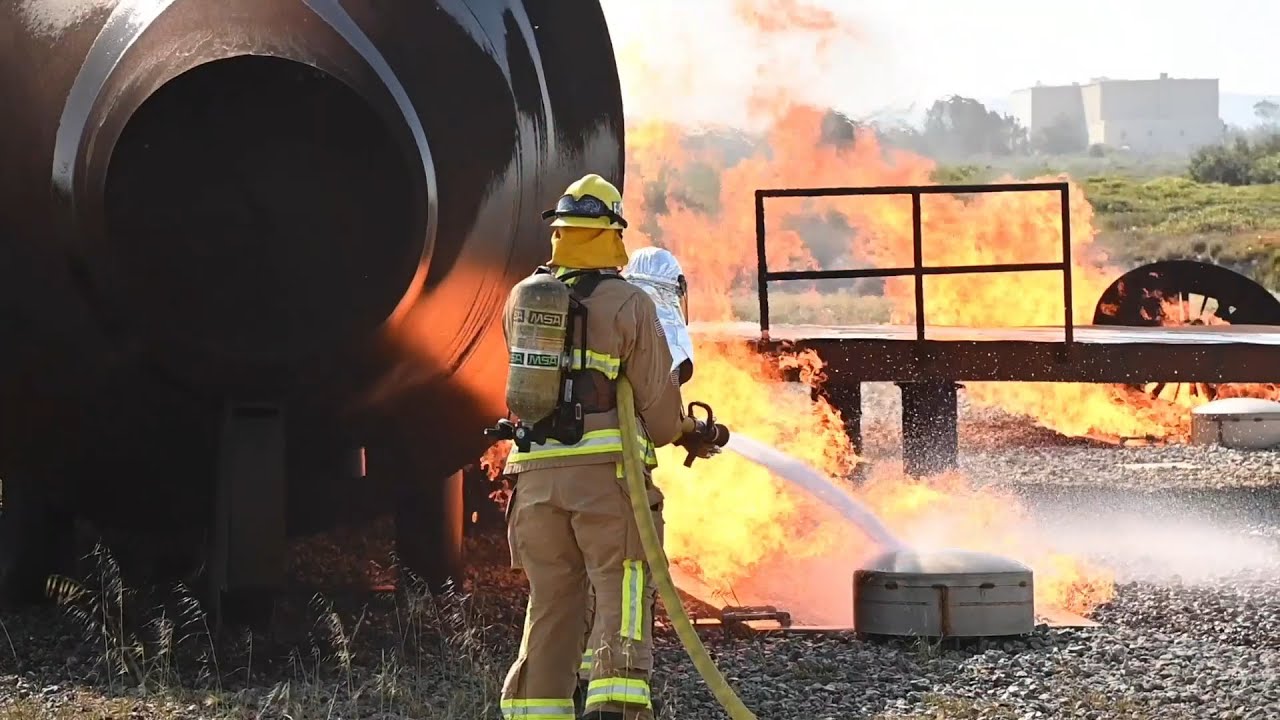 Space Force Firefighters JFIRE Training