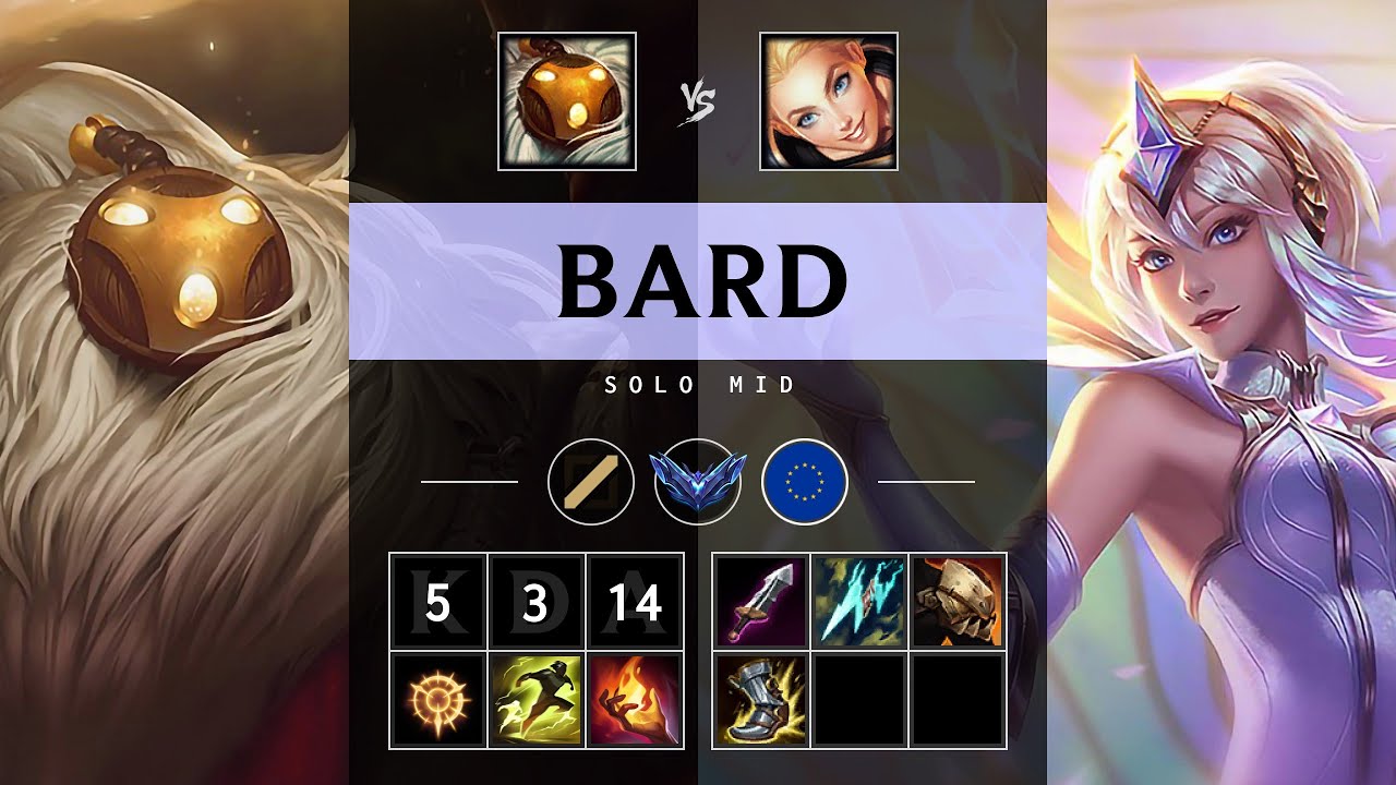Bard Mid vs Lux - EUW Diamond Patch 25.17