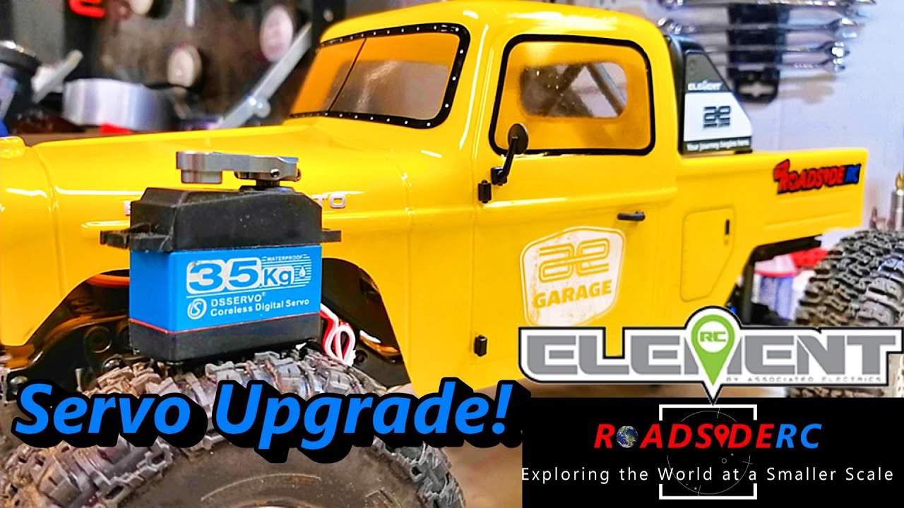 Element ECTO Servo Upgrade! (How to Install ZOSKAY 35kg Servo)