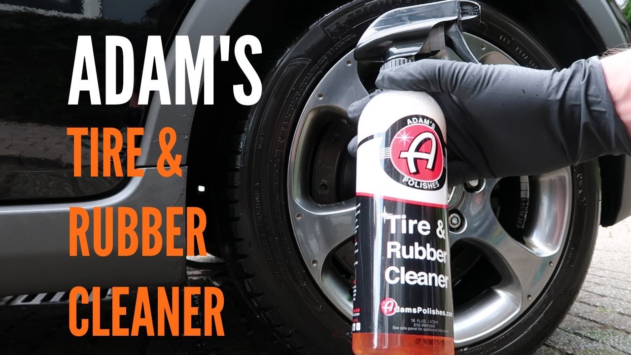 How To Clean Your Car Tires with Adam's Tire & Rubber Cleaner (ASMR) 