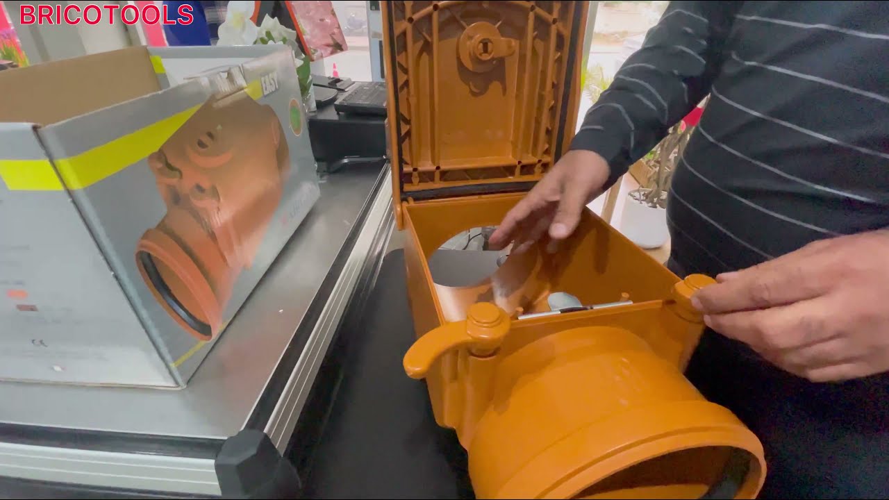 Clapet anti retour pour les eaux usées.