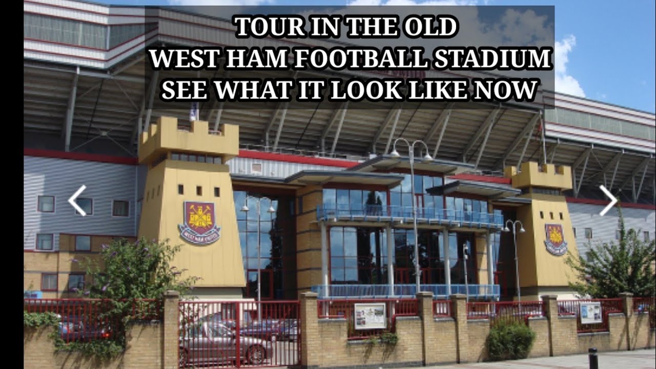 TOUR IN OLD WEST HAM FOOTBALL STADIUM (UPTON PARK) - SEE WHAT IT LOOKS NOW