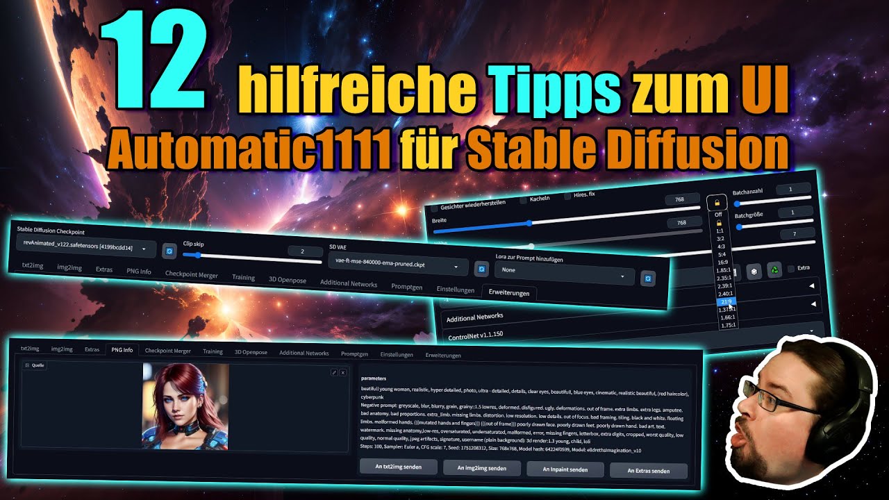 12 hilfreiche Tipps zum Interface Automatic1111 für Stable Diffusion