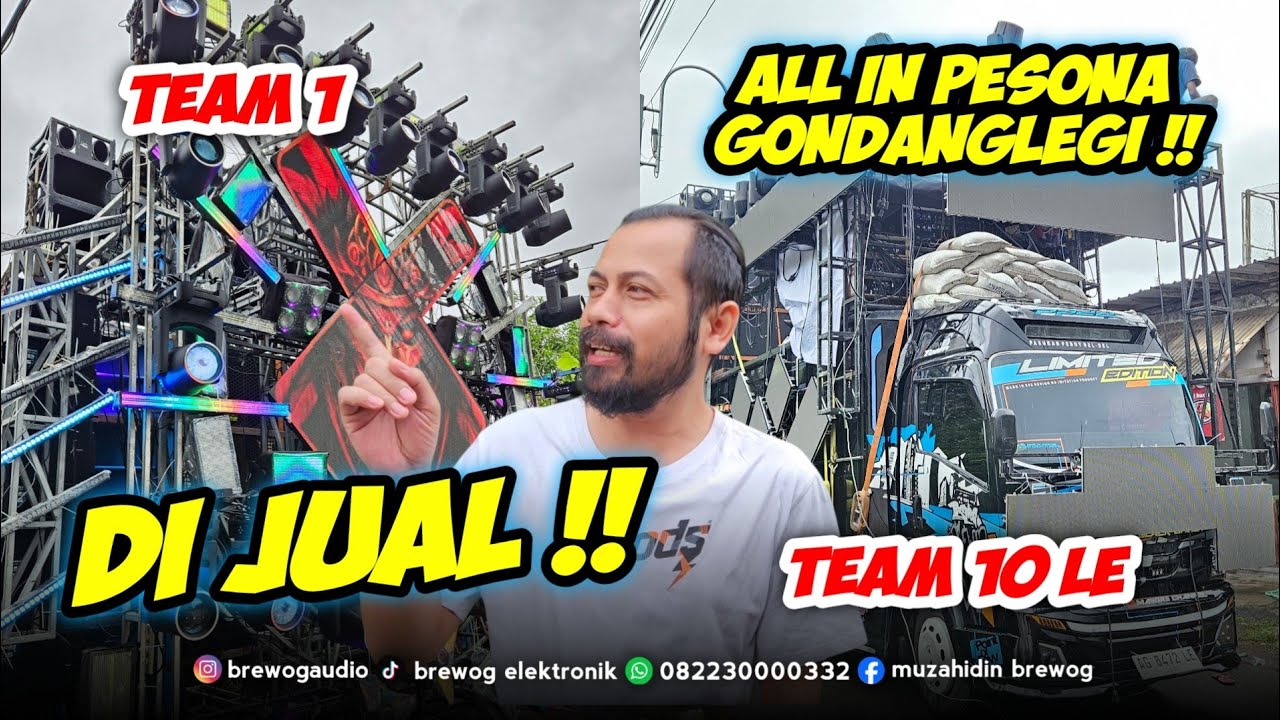 DI JUAL !! BREWOG TEAM 1 DAN TEAM 10 ALL IN PESONA GONDANGLEGI ! APA YANG DI JUAL? SIMAK BAIK BAIK 