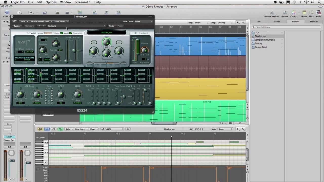 Old Electric Piano Demo - Logic Pro