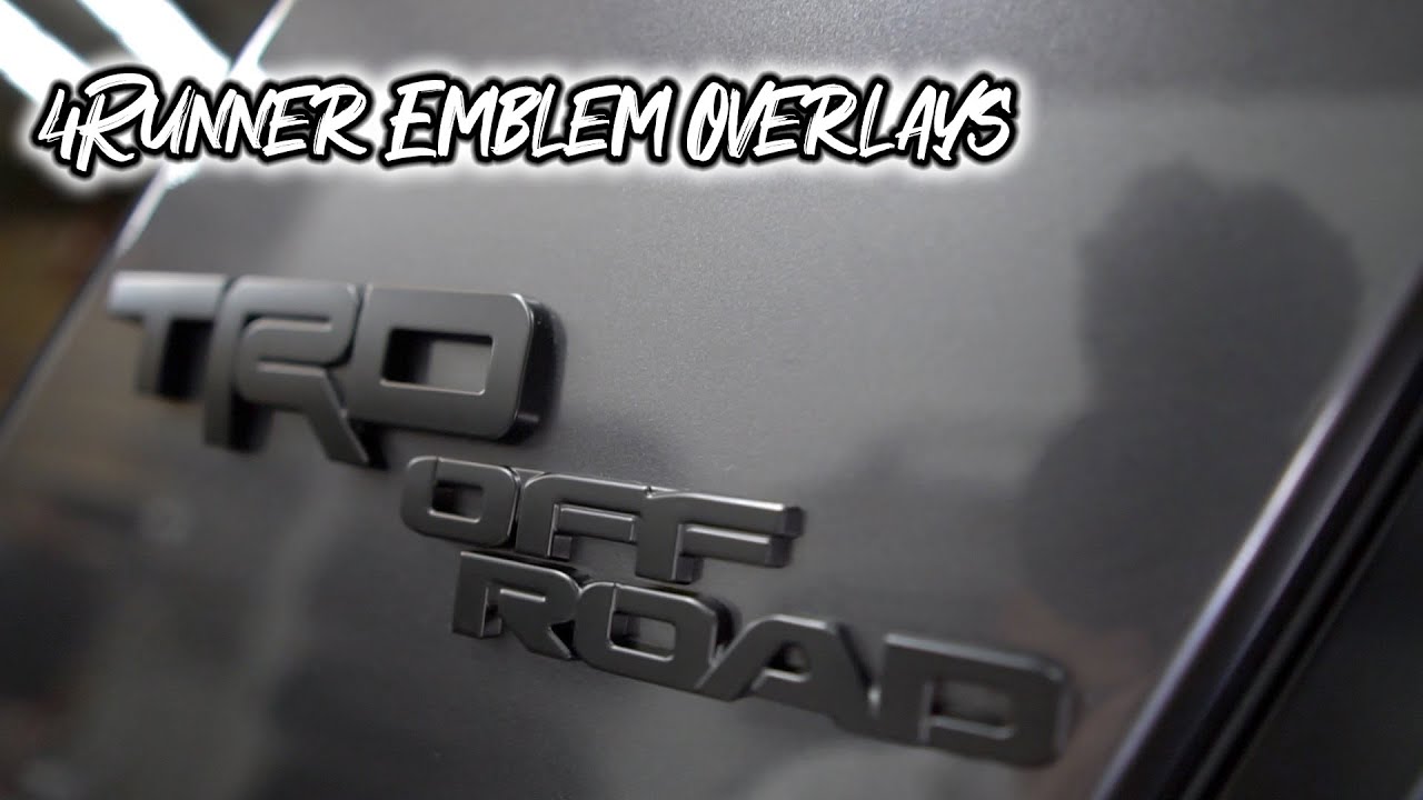 5th gen 4Runner Black Emblem Covers - MUST HAVE!