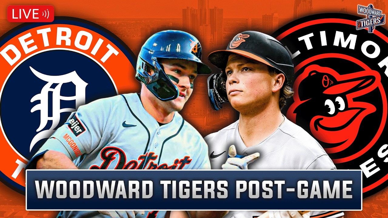 DETROIT TIGERS DESTROY THE ORIOLES 14-0 | Woodward Tigers LIVE POSTGAME!