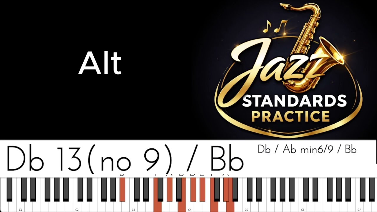 🎹 Airegin – Jazz Backing Track | Virtual Piano Chord Modes | 160 BPM