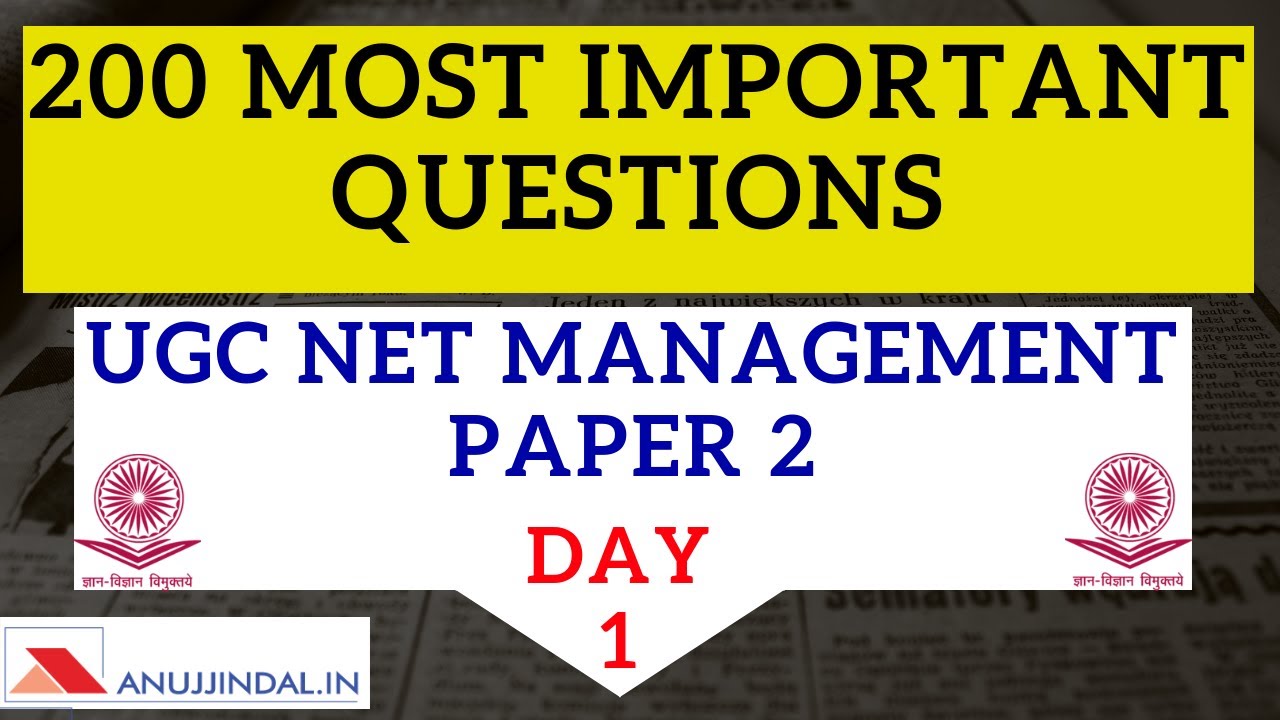 UGC NET Management December 2019 | 200 Most Important Questions (Organization Behaviour) | Day 1