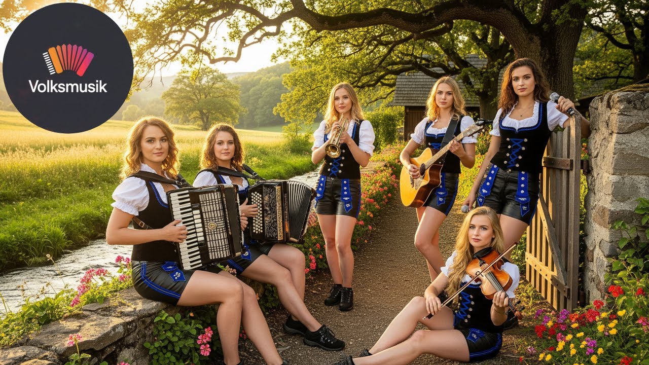 🎷🌄 Bayerische Volksmusik LIVE – Frohe Melodien & Glückliche Tage aus dem Alpenland! 🌻🏔️