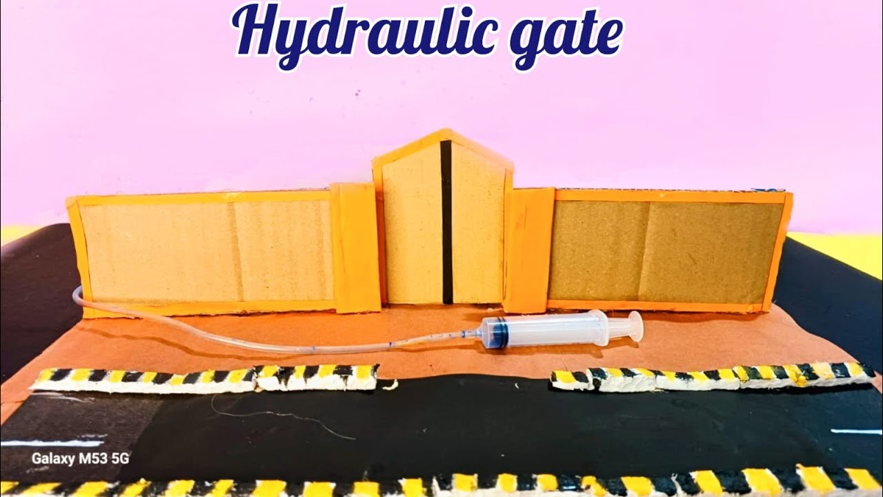 School Science Project Hydraulic Gate @SubhamsArtCraftCreations