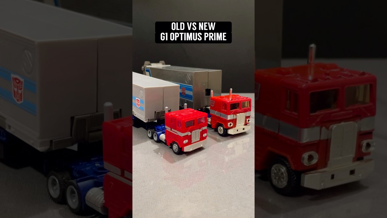 Old vs New! Transformers G1 vs Legacy United: Optimus Prime 