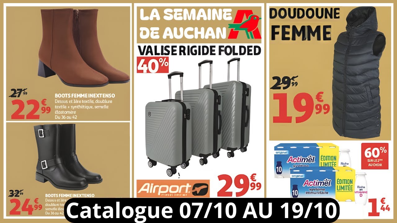 Catalogue AUCHAN du 07/10/25 au 19/10/25 Prospectus Auchan Bons Plans Promos #auchan #auchan_france