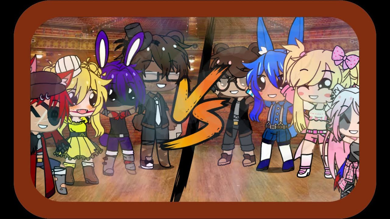 Toys vs withered || fnaf || gachaclub || gacha club || gacha club singing battle ||