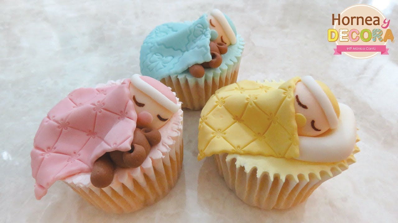 BEBES DE FONDANT para BABY SHOWER / #65