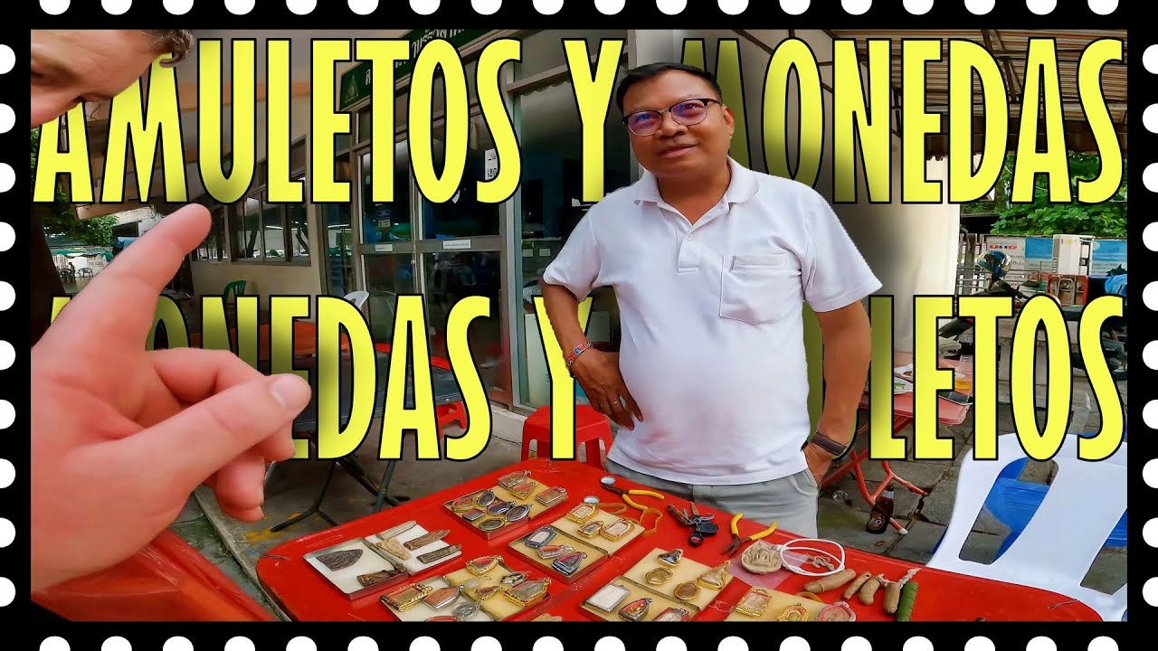 Amulets and coins...coins and amulets at Bang Sue market, Saphan Khwai | Jatujak 4K |