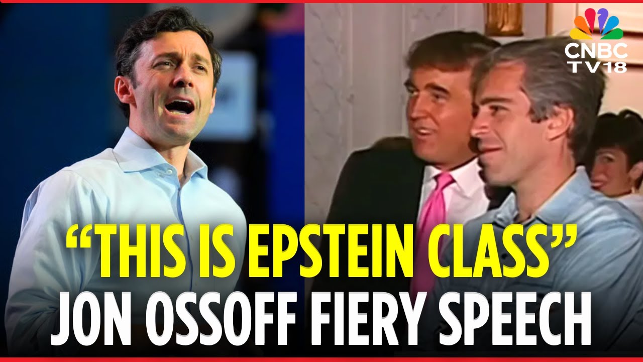 Sen. Jon Ossoff Goes After Trump's ‘Epstein Class’ in Fiery Speech in Atlanta, Georgia | N18G