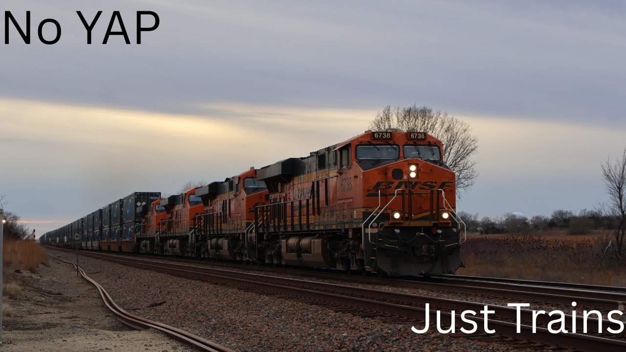 2 Hours of Railfanning Augusta, KS