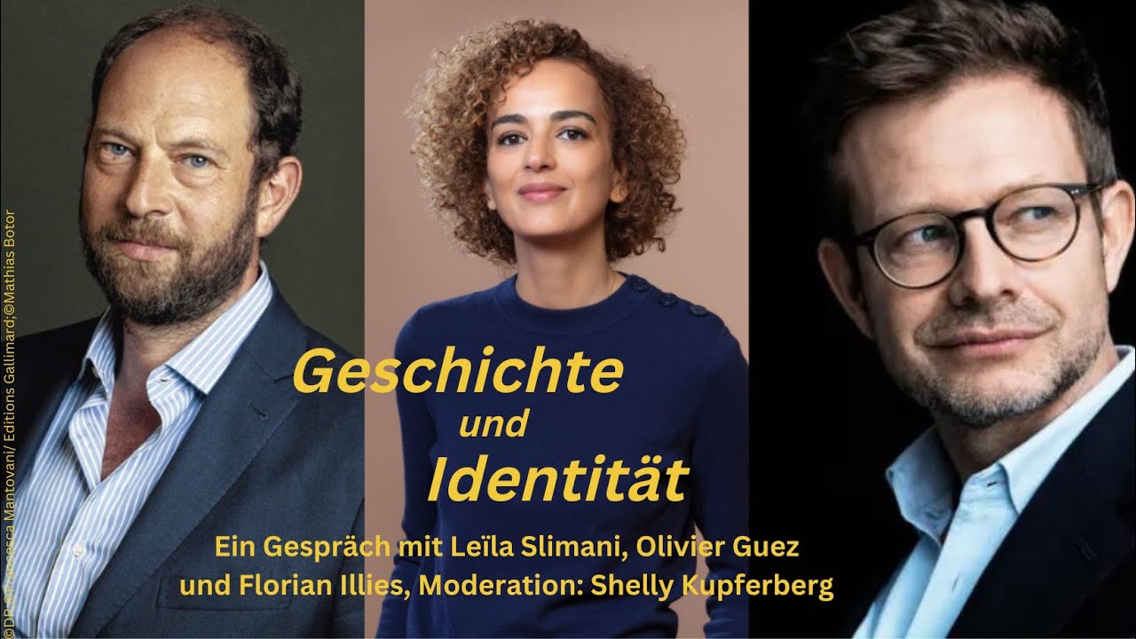Frankfurterbuchmesse 2022 // Gespr&auml;ch mit Leila Slimani, Olivier Guez und Florian Illies