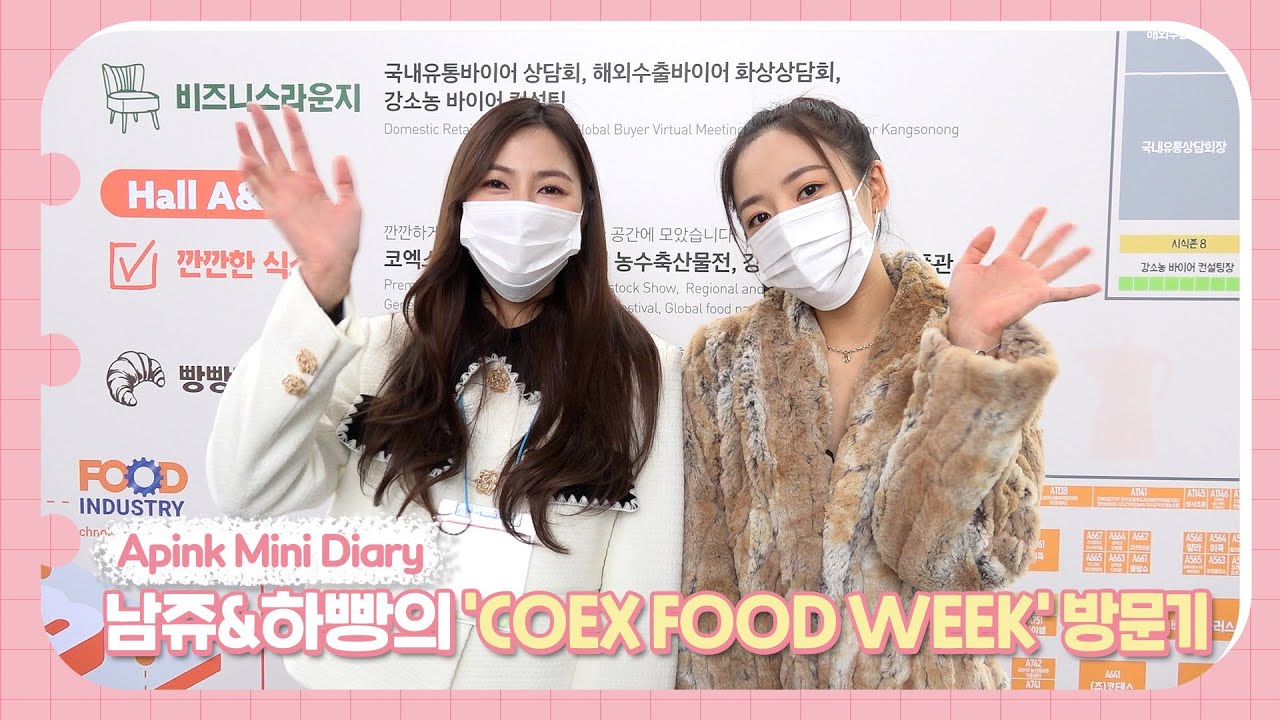 (SUB) Apink Mini Diary - 남쥬&하빵의 'COEX FOOD WEEK' 방문기