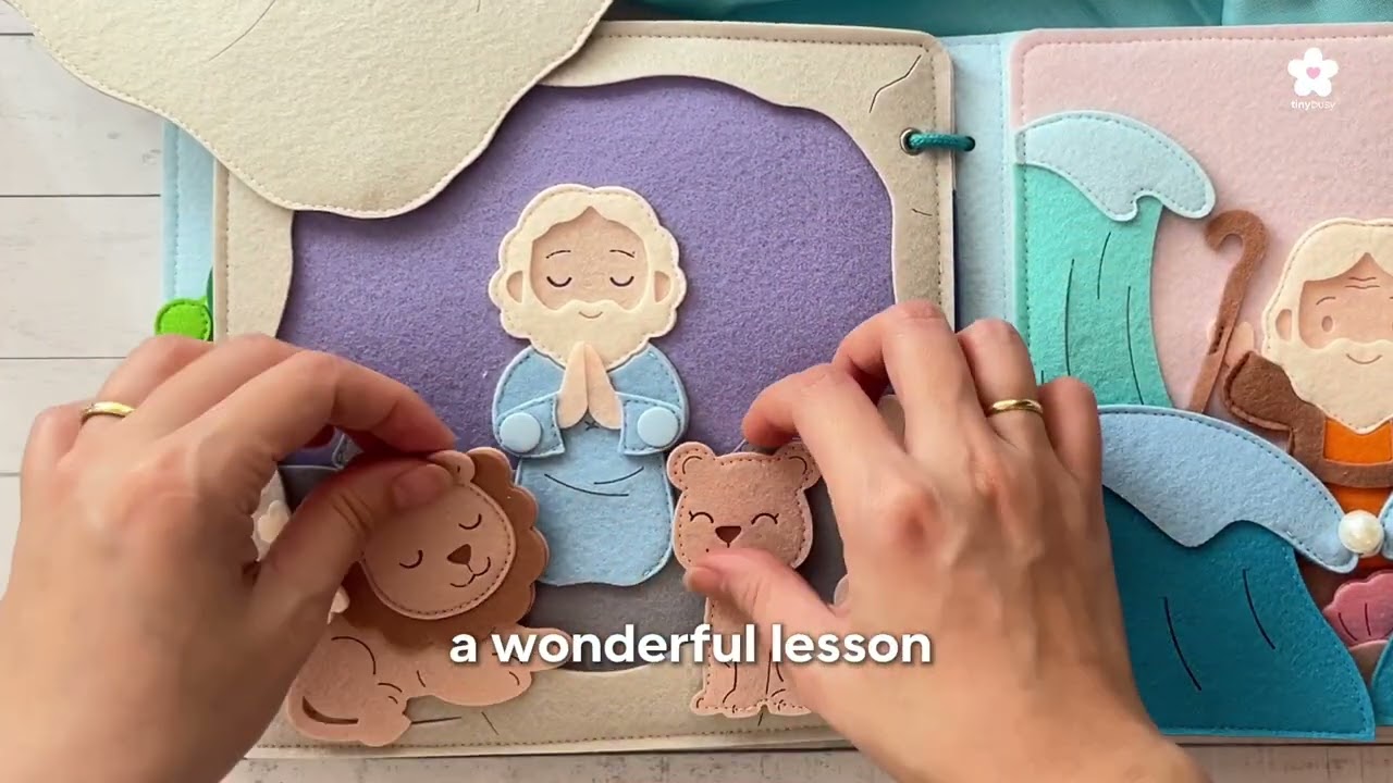 OLD TESTAMENT STORIES BIBLE QUIET BOOKS BY TINYBUSY | INTRODUCTION