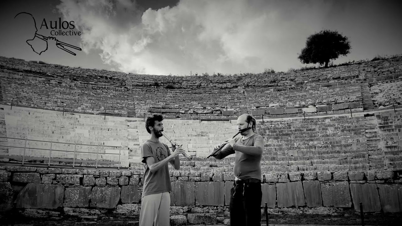 Aulos and Shakuhachi at the ancient oracle of Dodona Greece