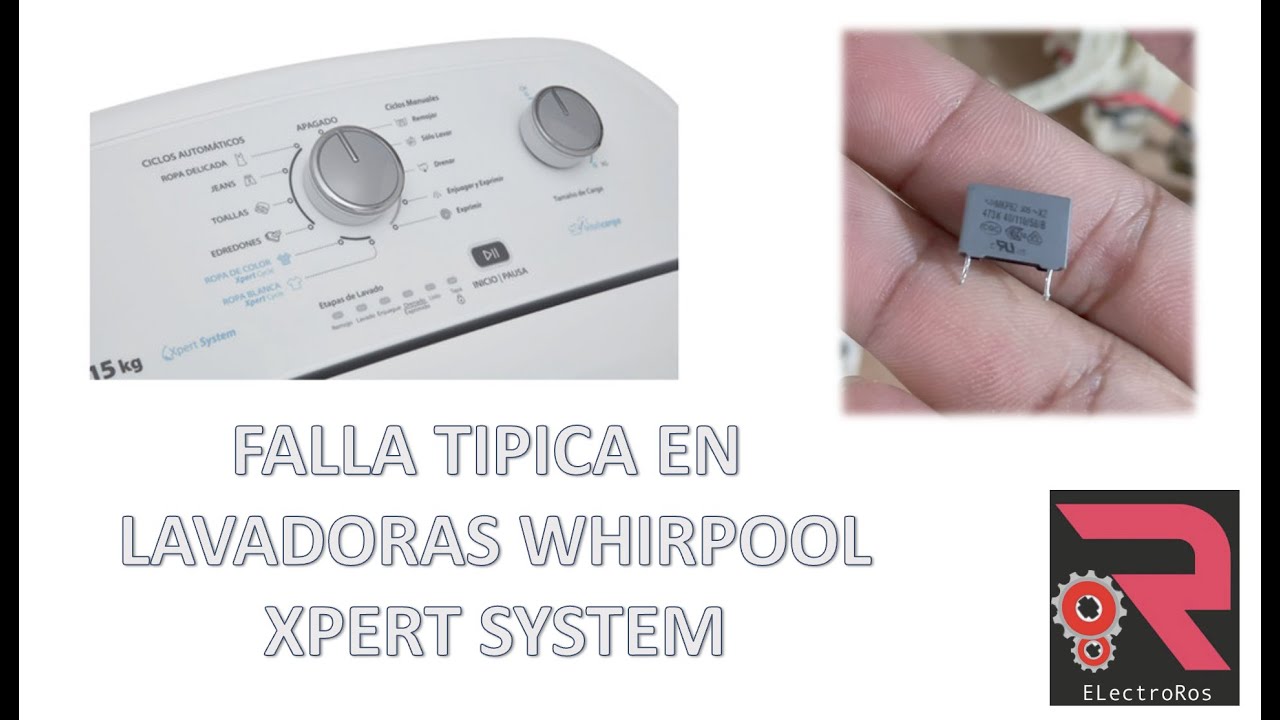 FALLA TIPICA LAVADORA WHIRPOOL XPERT SYSTEM