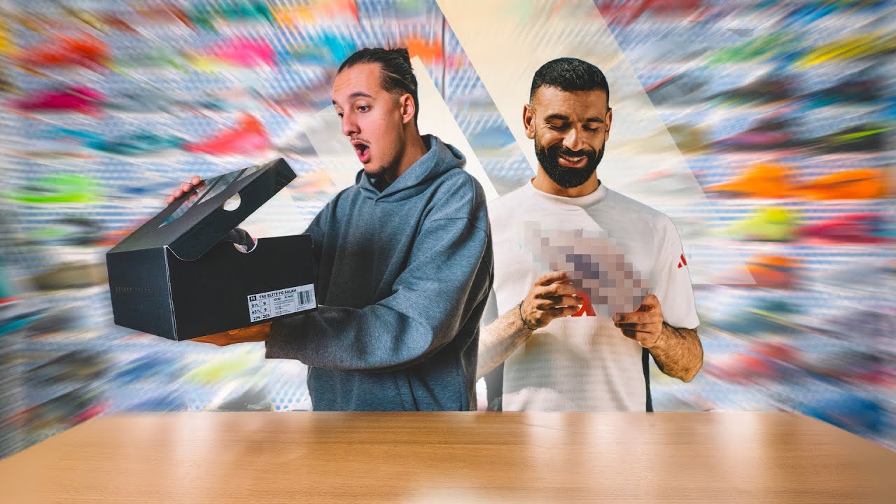 MO SALAH M'A ENVOYÉ SA NOUVELLE ADIDAS F50 SIGNATURE ! 