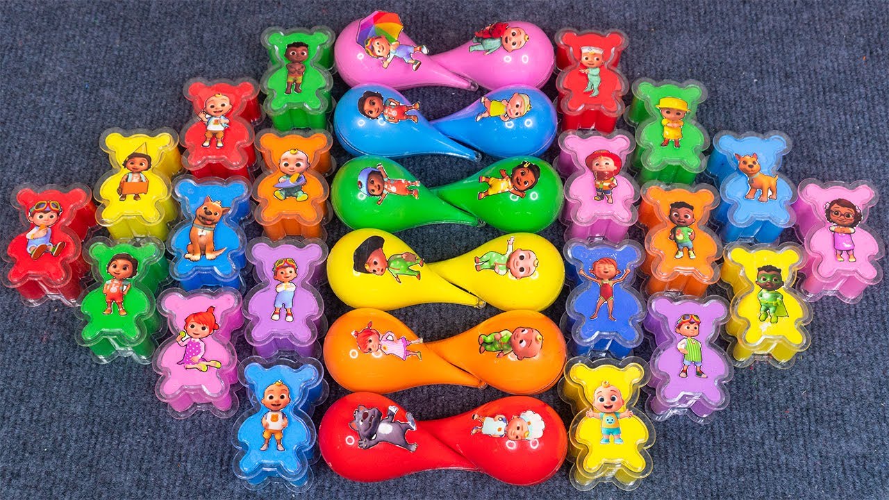 Cocomelon Slime 💫 JJ Jeni & Friends Make Cosmic Slime! Bebefinn Magic 🌈ASMR