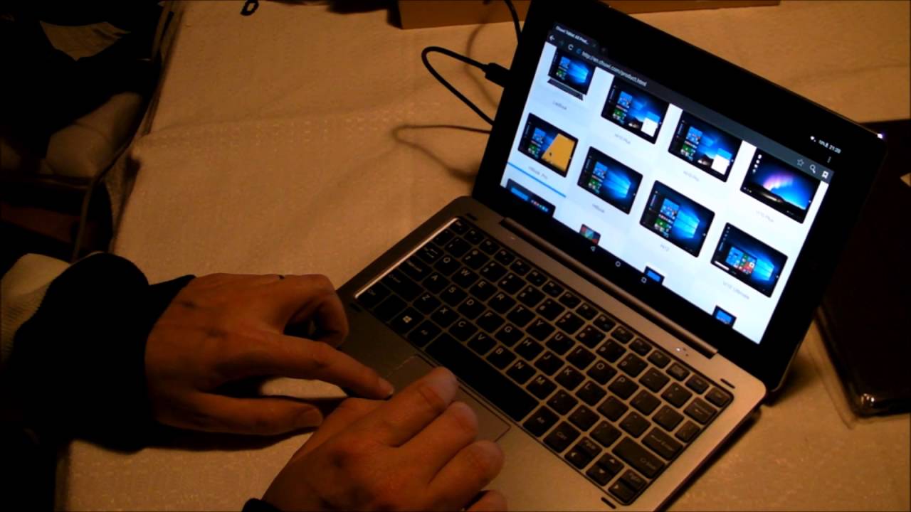 Unboxing Chuwi HiBook Pro (Ultrabook / minilaptop) + keyboard