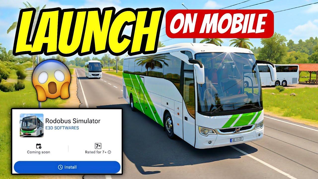 Rodobus Simulator: New DLC Buses & Mobile Version Release Info ✅🚌
