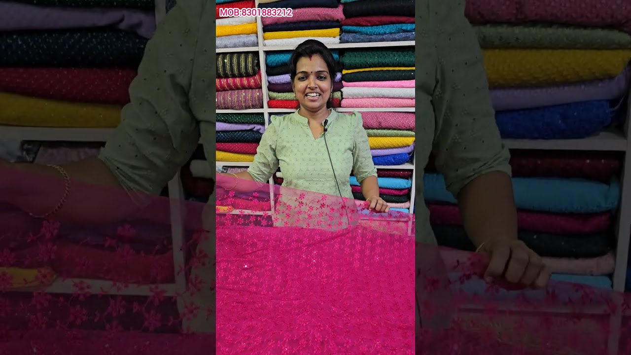 NET EMBROIDERY FABRICS @ 120 PER MTR I WHATSAPP US 8301883212