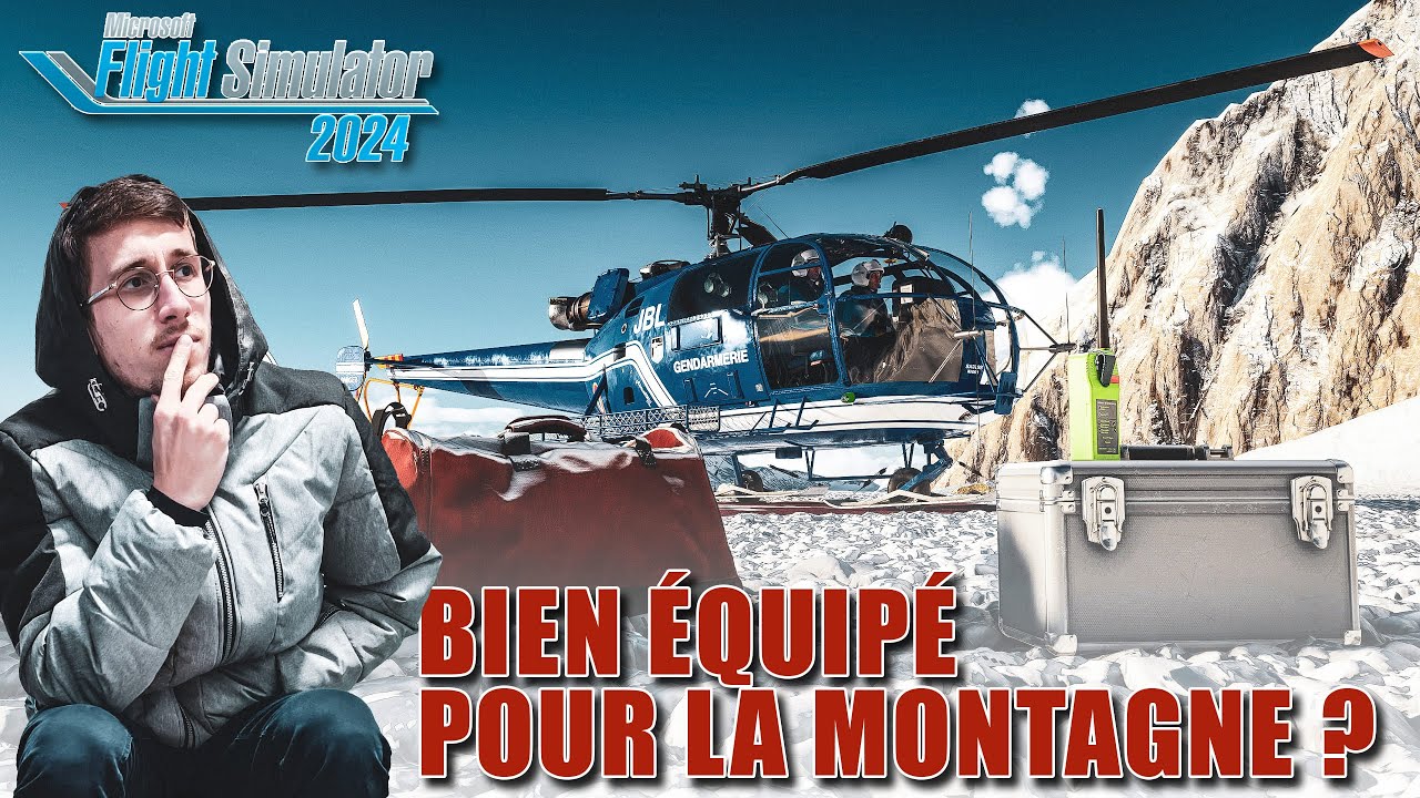 🔴Alouette 3 en montagne 🚁 Un bon HELICO ? ❄️ MSFS 2024