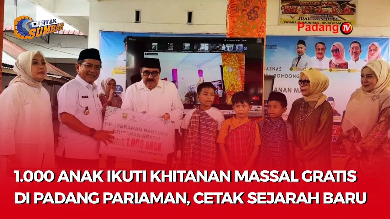 Kolaborasi Pemkab dan BAZNAS Kabupaten Padang Pariaman Sukseskan Khitanan Massal 2026