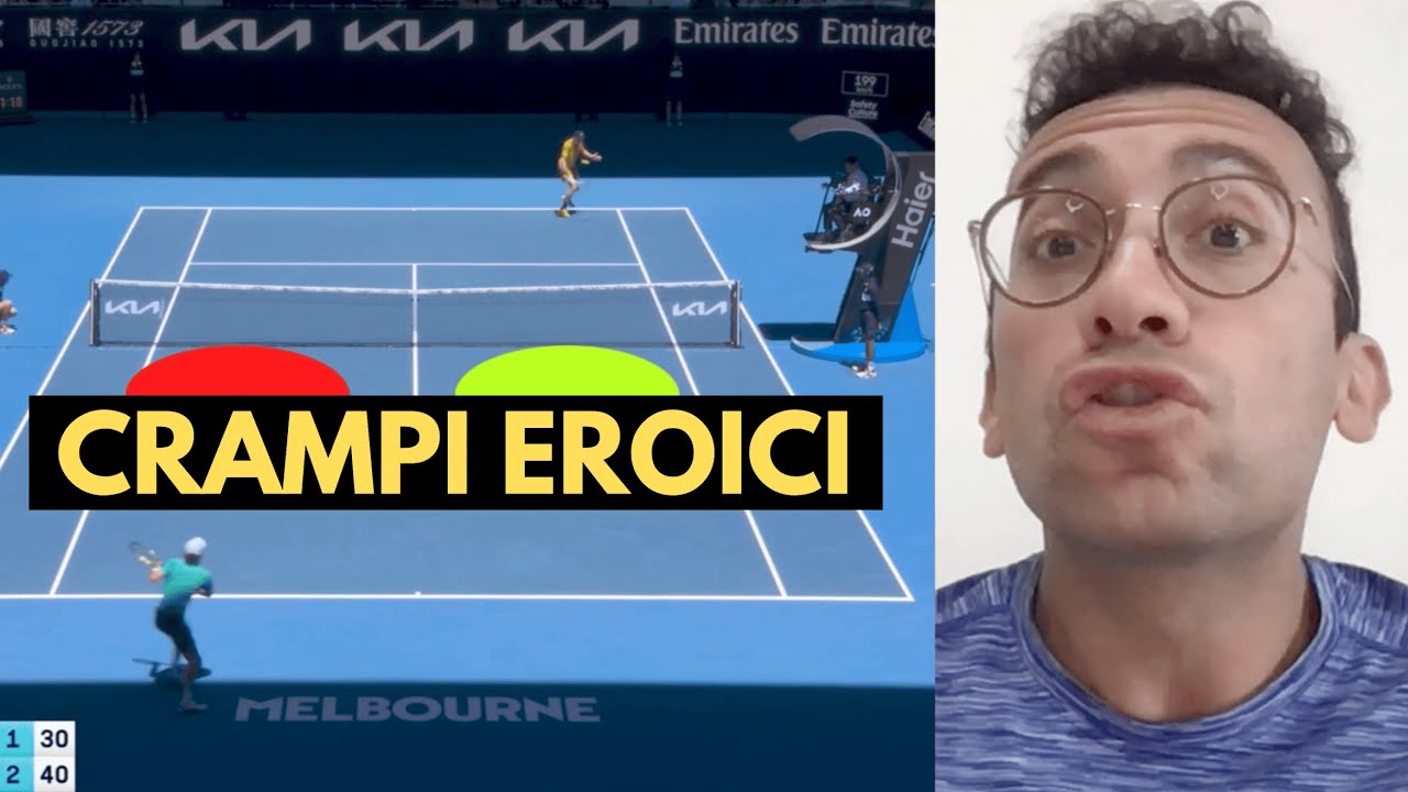 Crampi e vittoria: il match più pazzo di Sinner