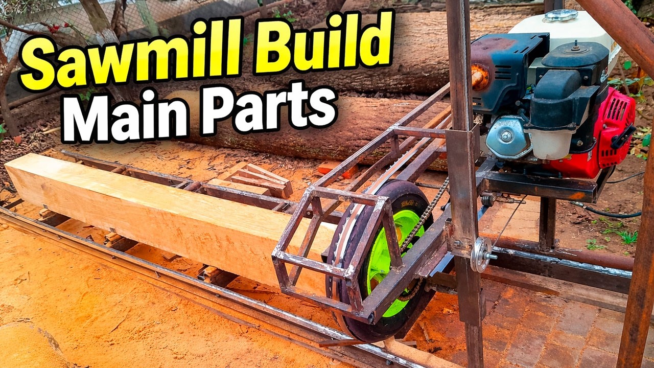 Sawmill Build.Main parts. Part 1