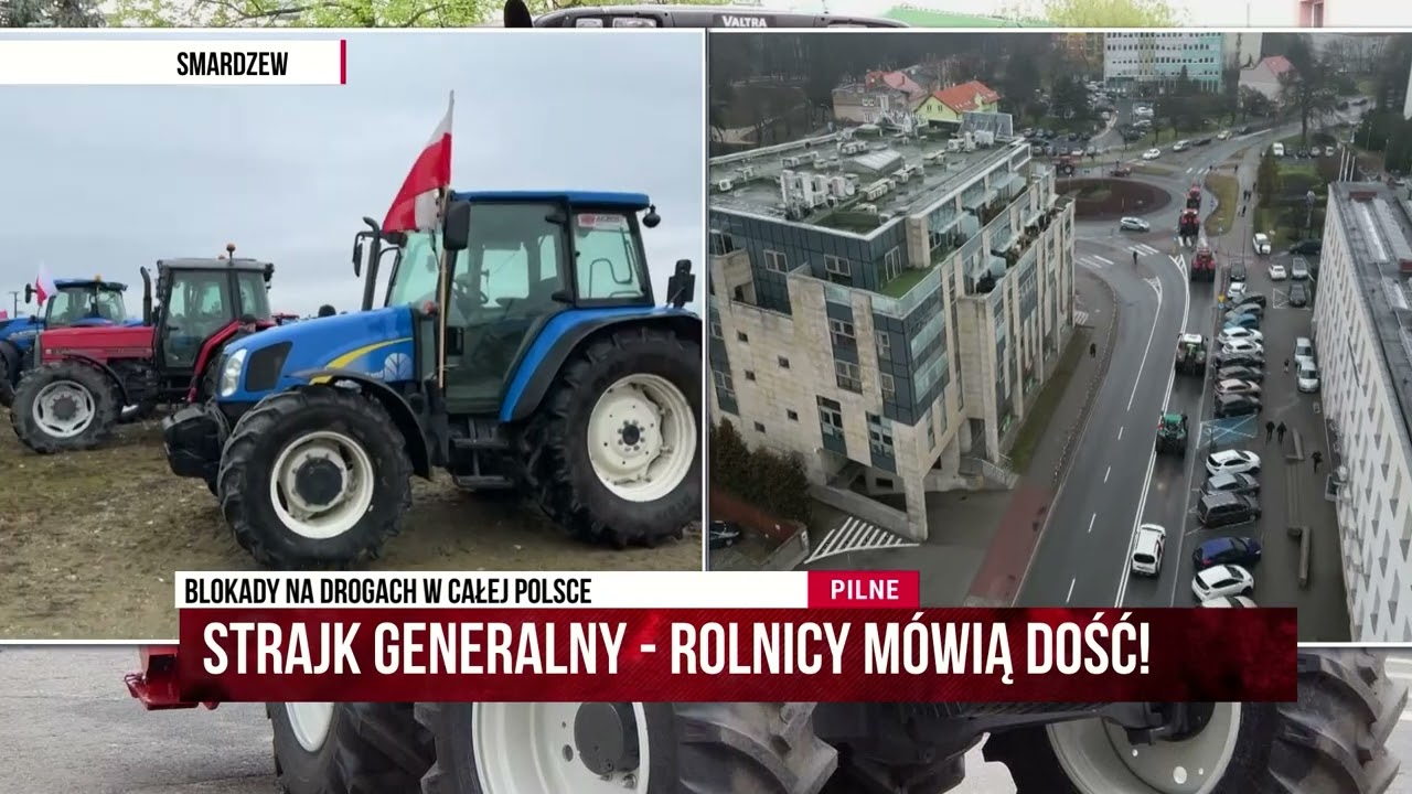 Bunt rolników przeciwko eurokratom. Strajk generalny w całej Polsce! | TV Republika